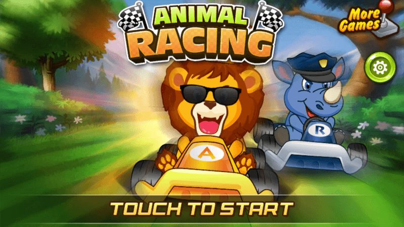 Animal Race — free racing browser game cover art on XYZ Console