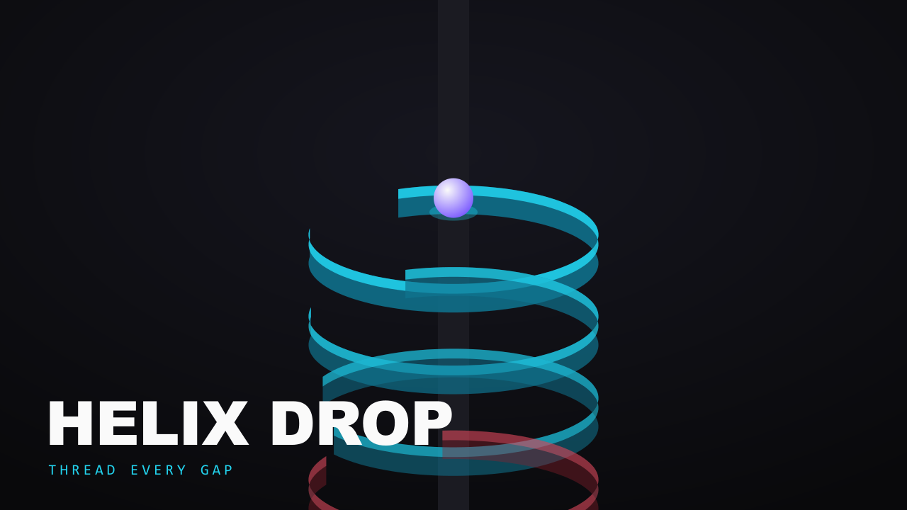 Helix Drop — free endless browser game cover art on XYZ Console