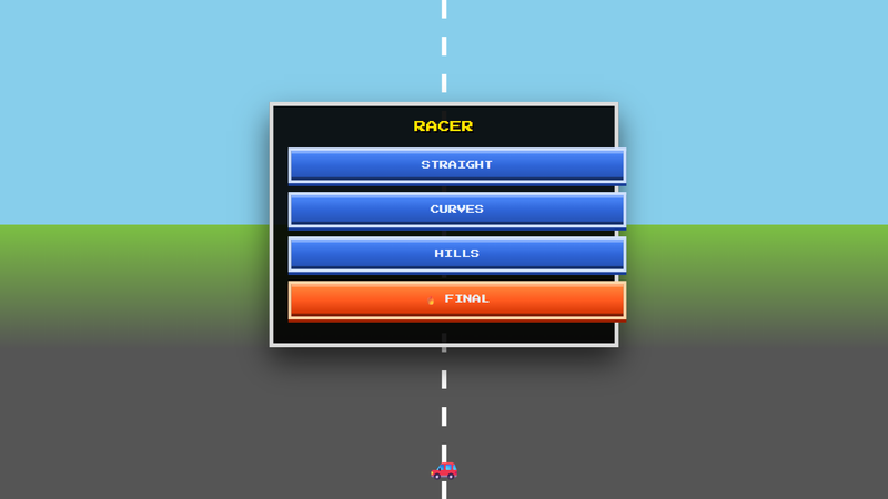 Javascript Racer — free racing browser game cover art on XYZ Console