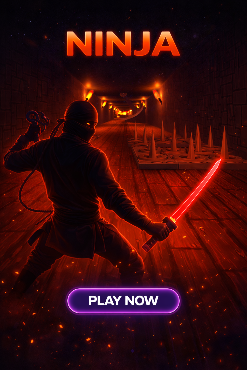 Ninja — free arcade browser game cover art on XYZ Console
