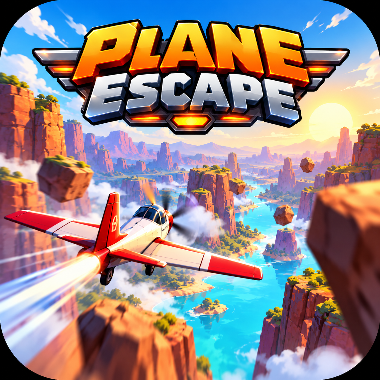 Plane Escape — free action online game cover art on XYZ Console