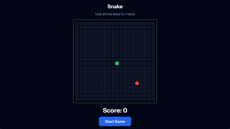 Snake — free arcade browser game cover art on XYZ Console