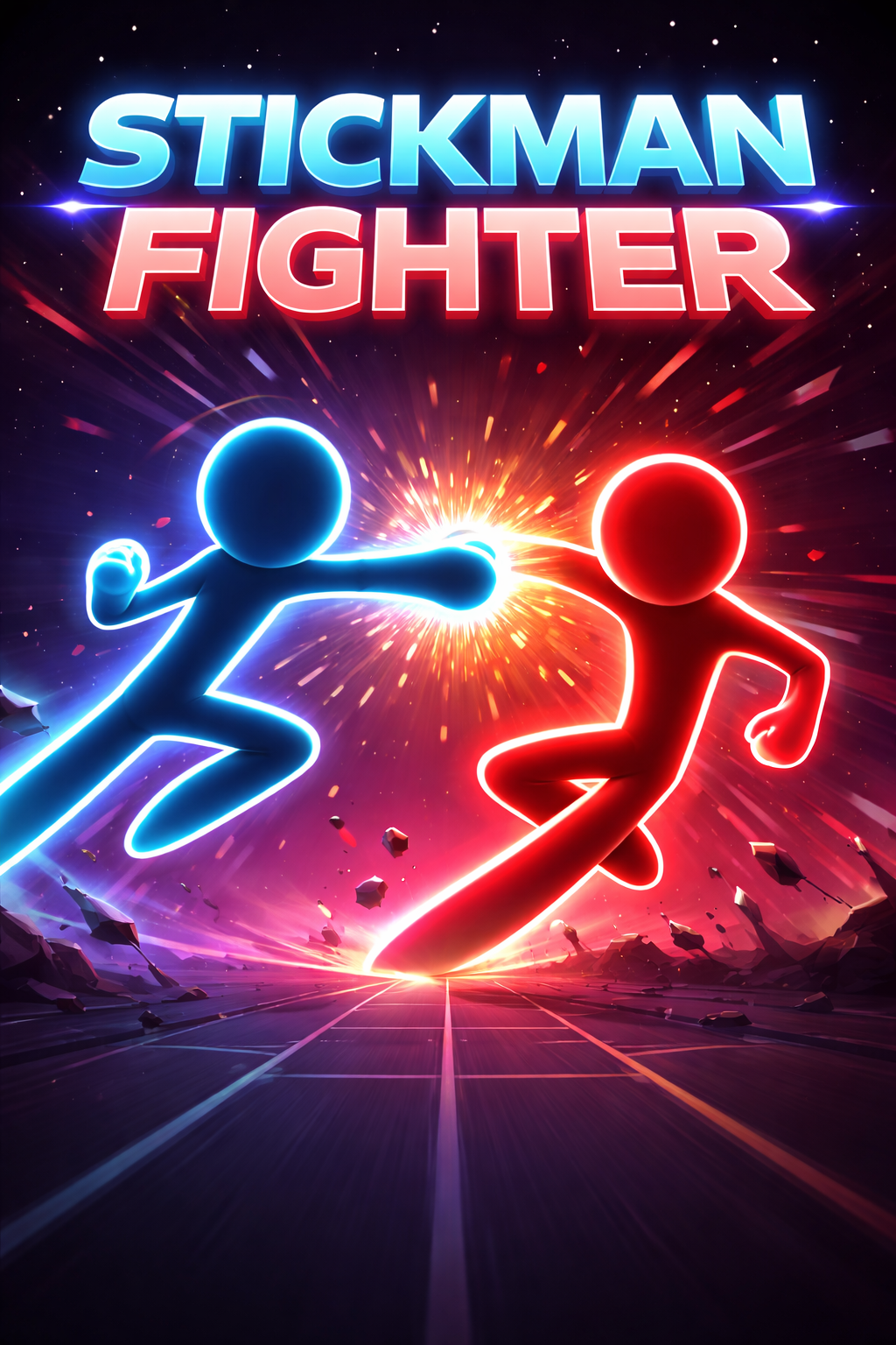 Stickman Fighter — free stickman browser game cover art on XYZ Console
