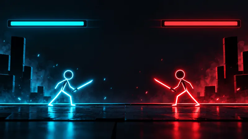 Stickman Fighter — free stickman online game cover art