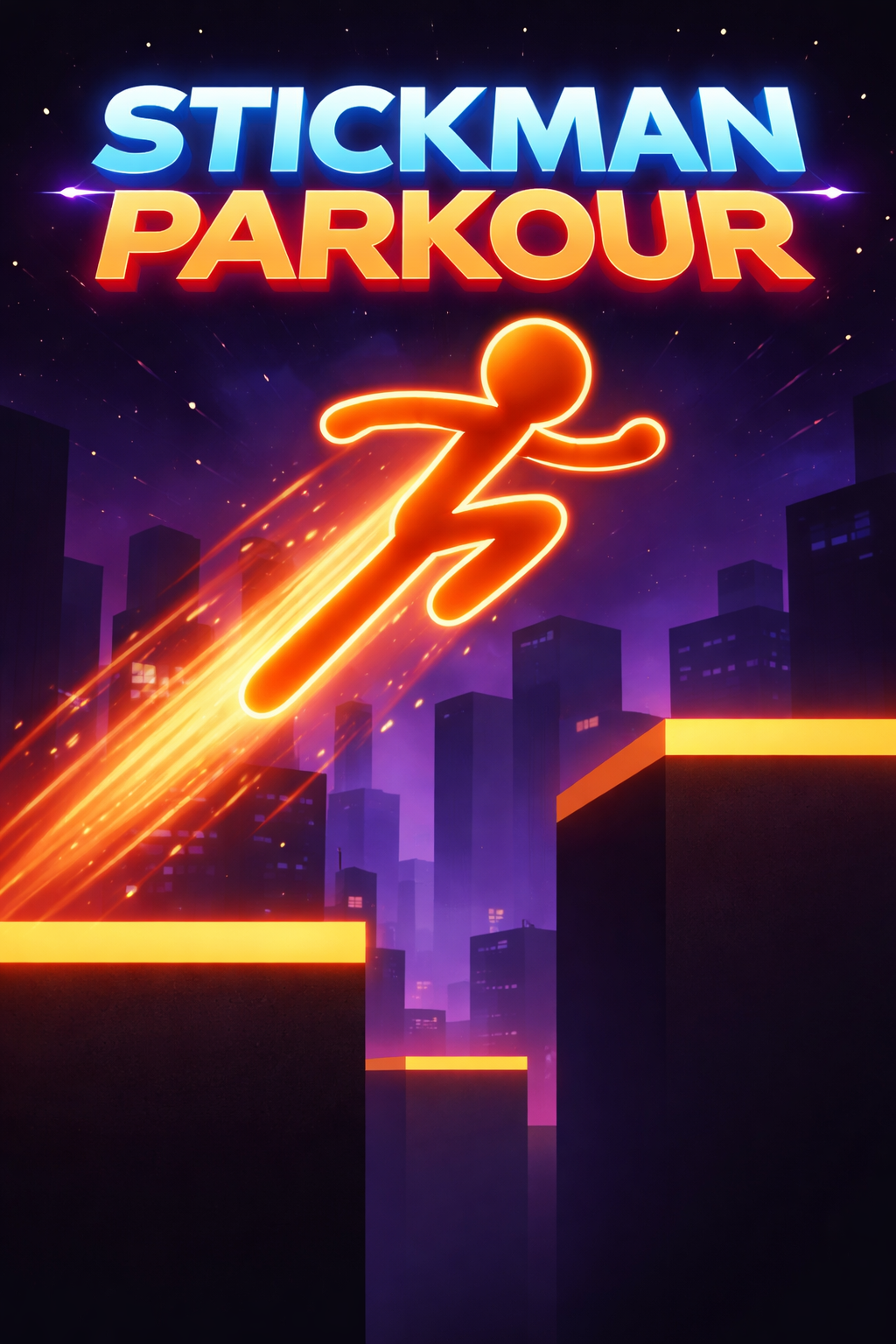 Stickman Parkour — free stickman browser game cover art on XYZ Console