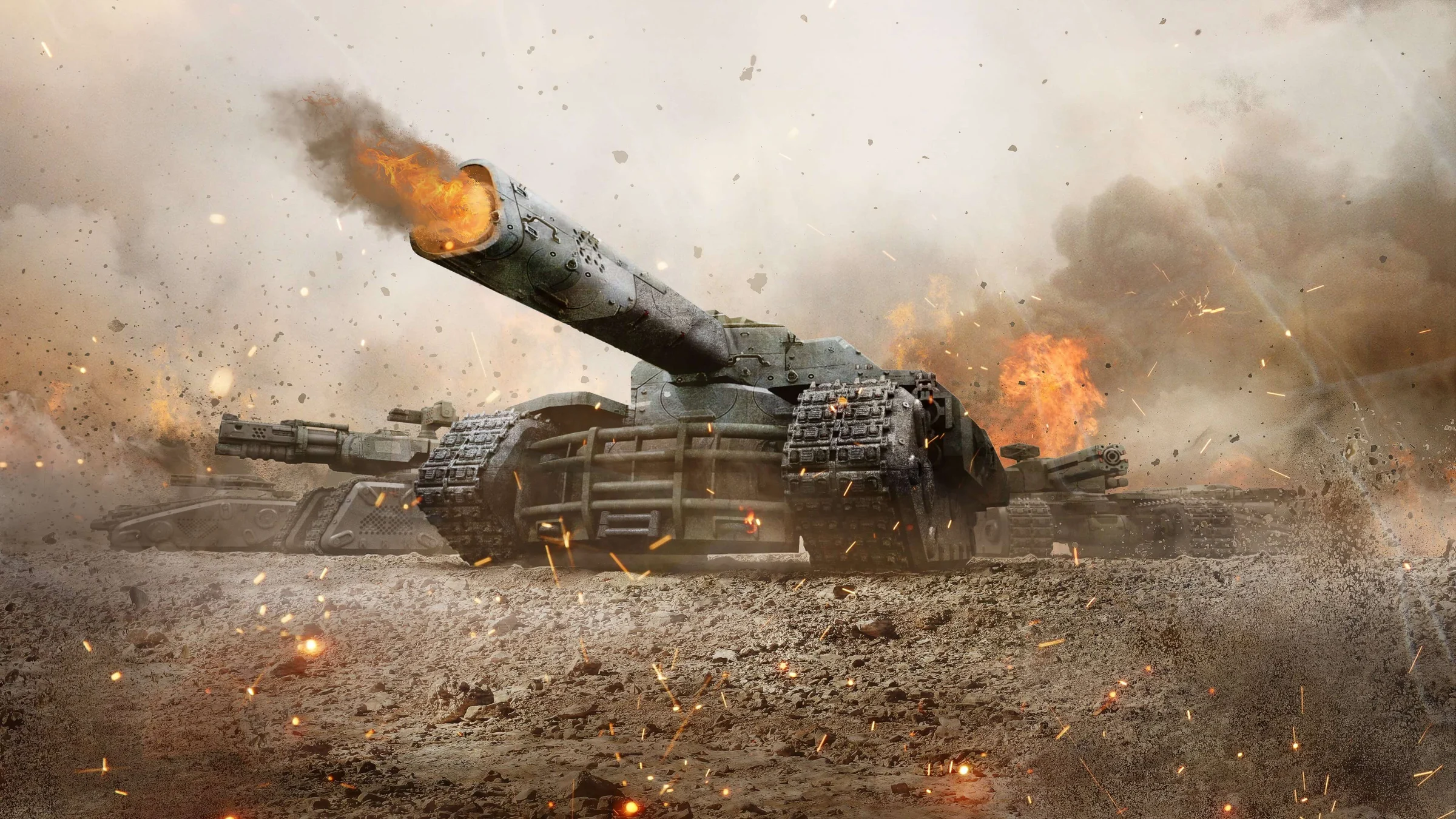 Tank Fight — free action browser game cover art on XYZ Console