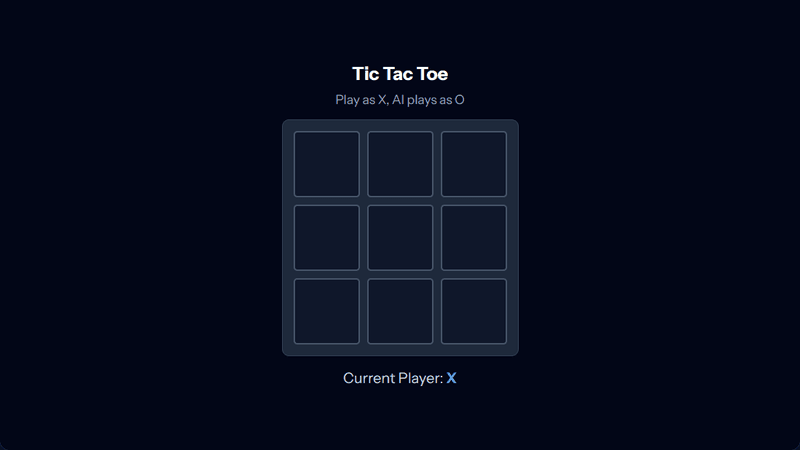 Tic Tac Toe — free puzzle browser game cover art on XYZ Console