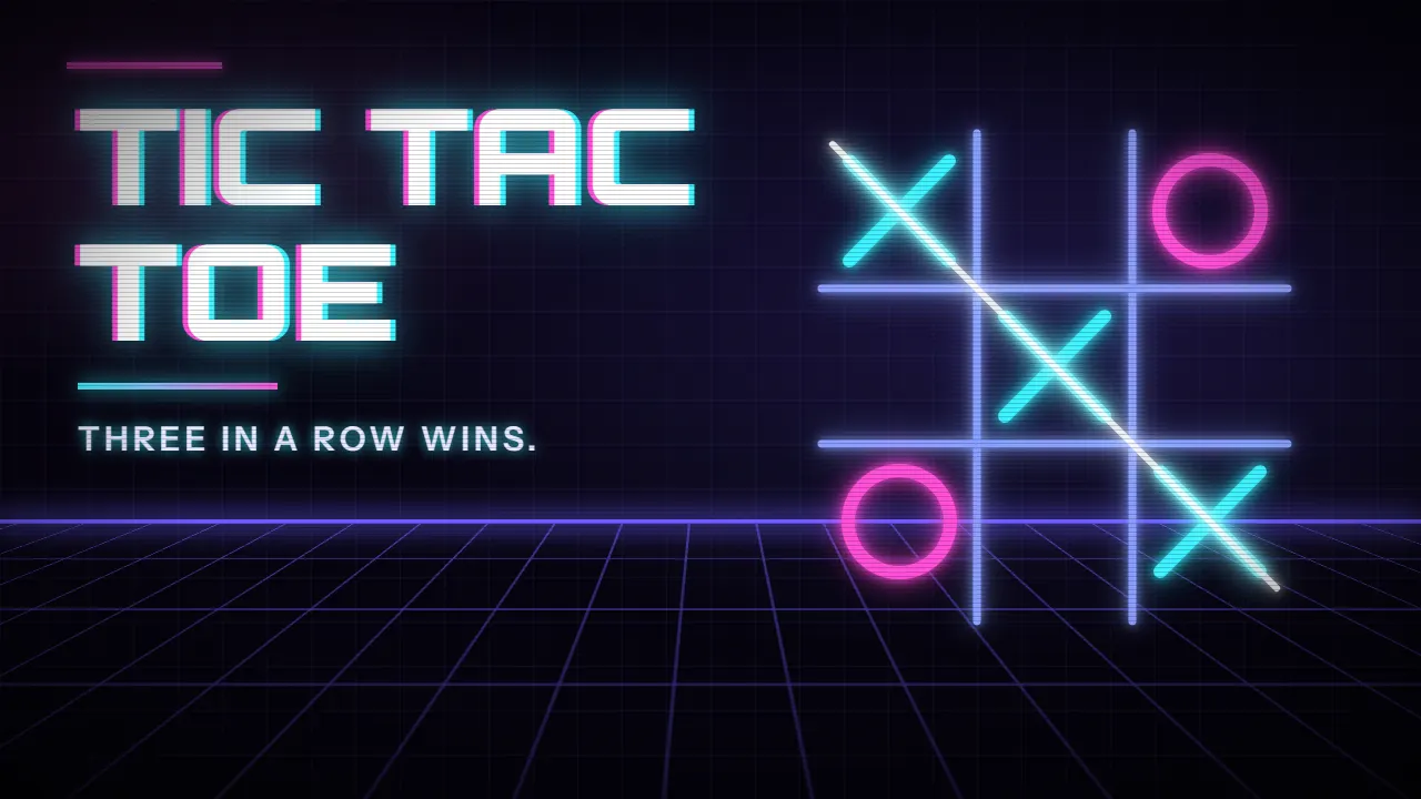Tic Tac Toe — free puzzle online game cover art