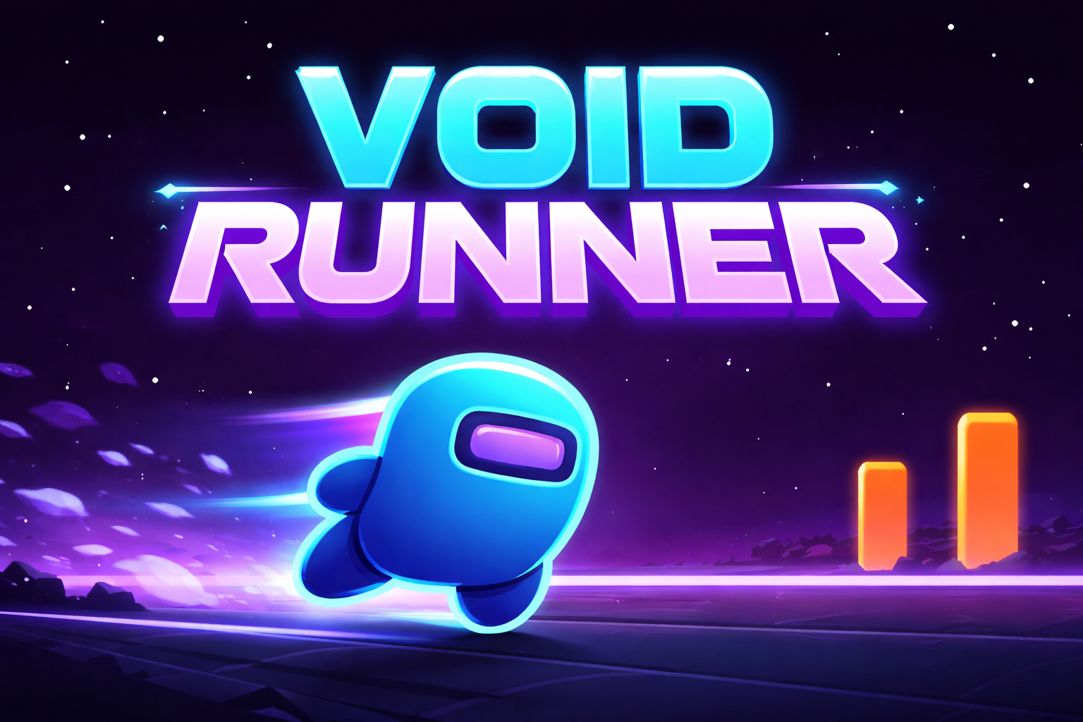 Void Runner — free endless browser game cover art on XYZ Console
